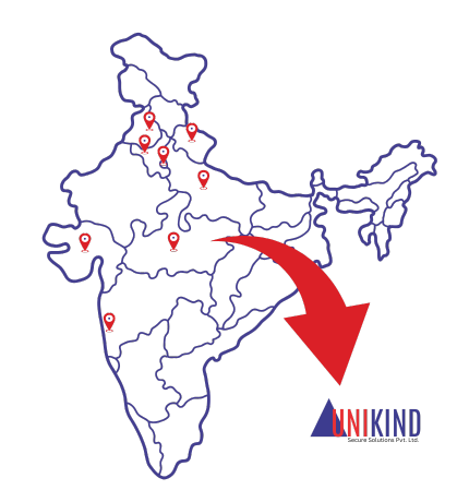 india map with locations